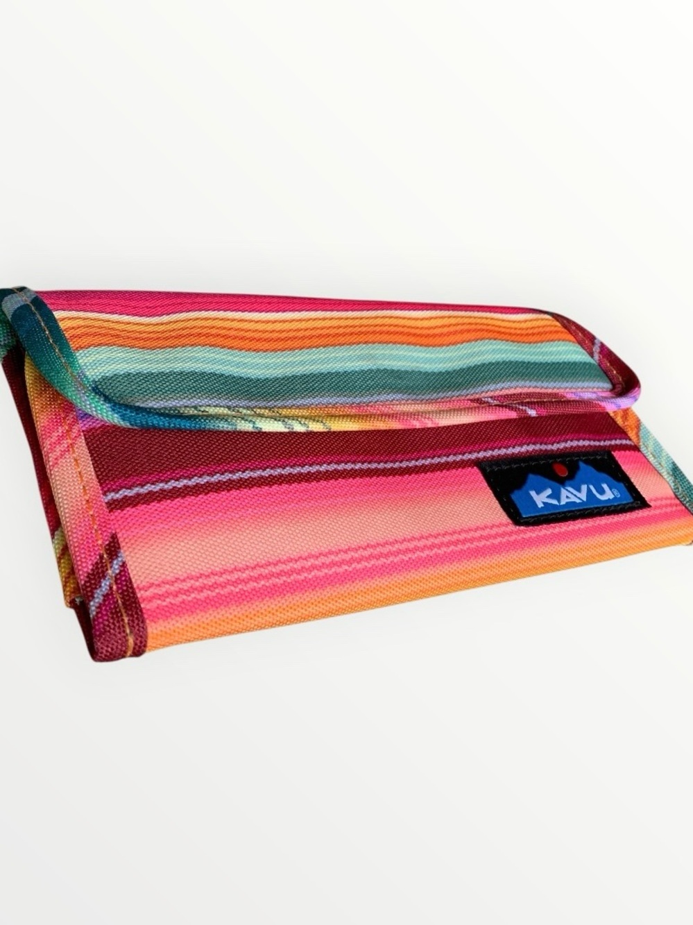 Kavu Mondo Spender Wallet Color Run Stripe